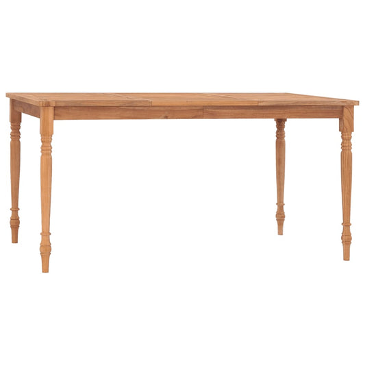Batavia pöytä 150x90x75 cm täysi tiikki - Sisustajankoti.fi