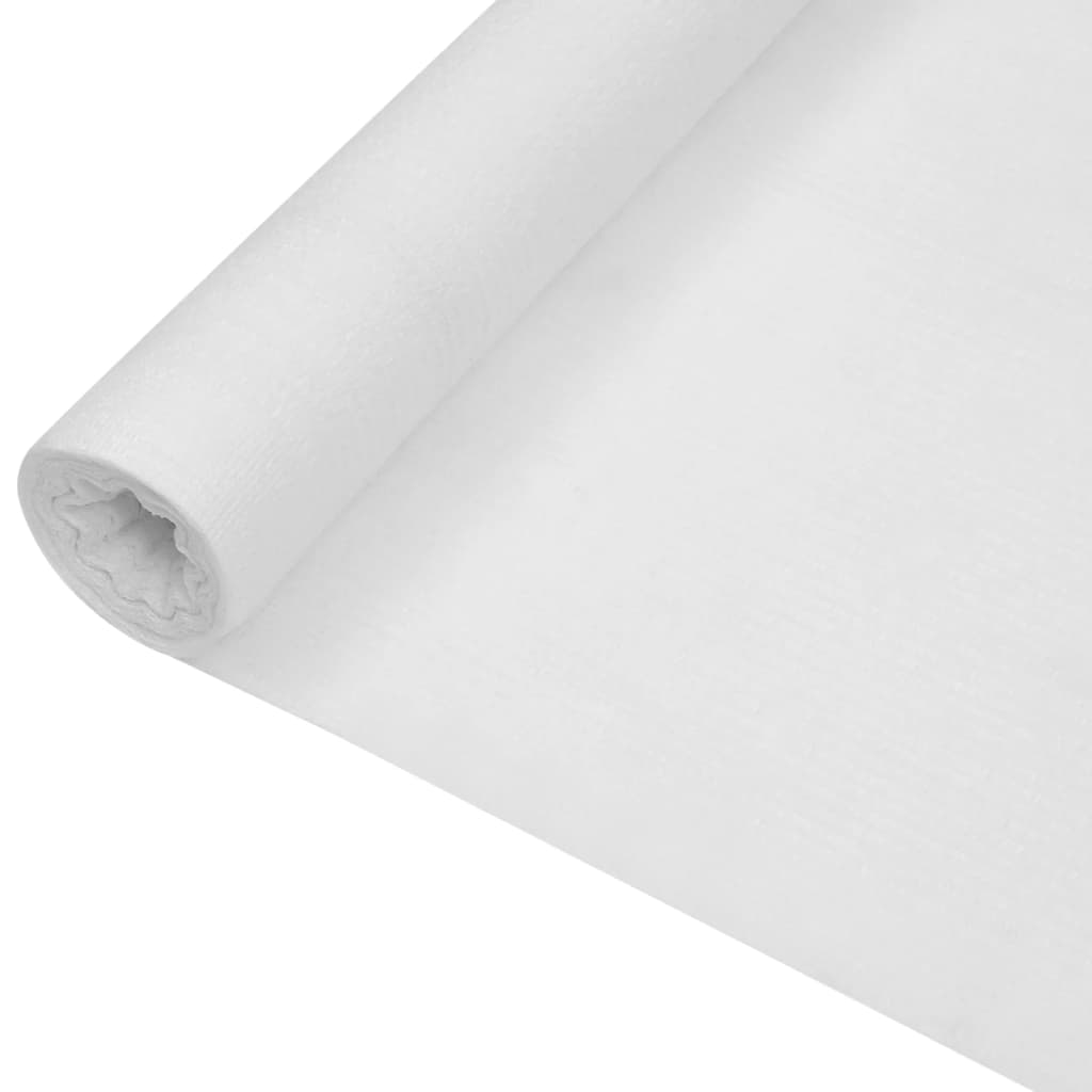 Näkösuoja valkoinen 2x25 m HDPE 150 g/m² - Sisustajankoti.fi