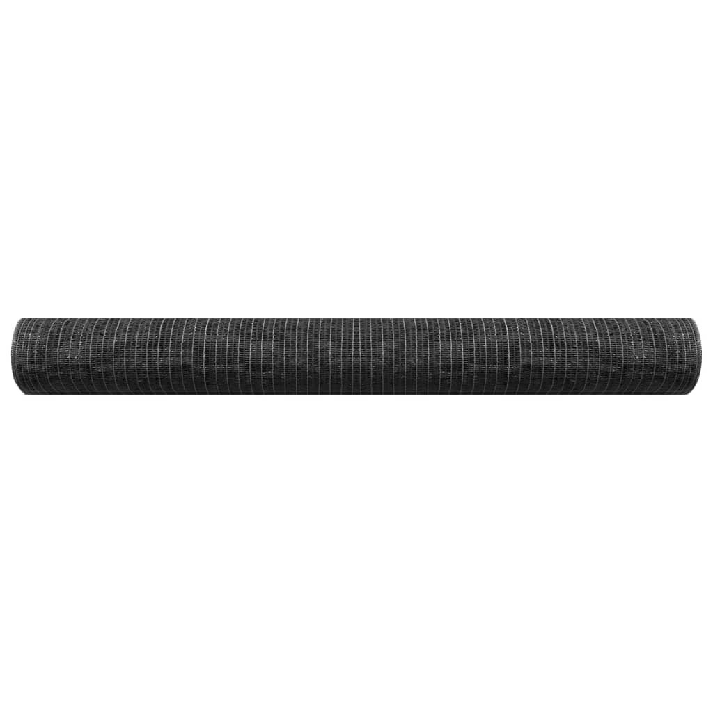 Näkösuoja antrasiitti 2x50 m HDPE 195 g/m² - Sisustajankoti.fi