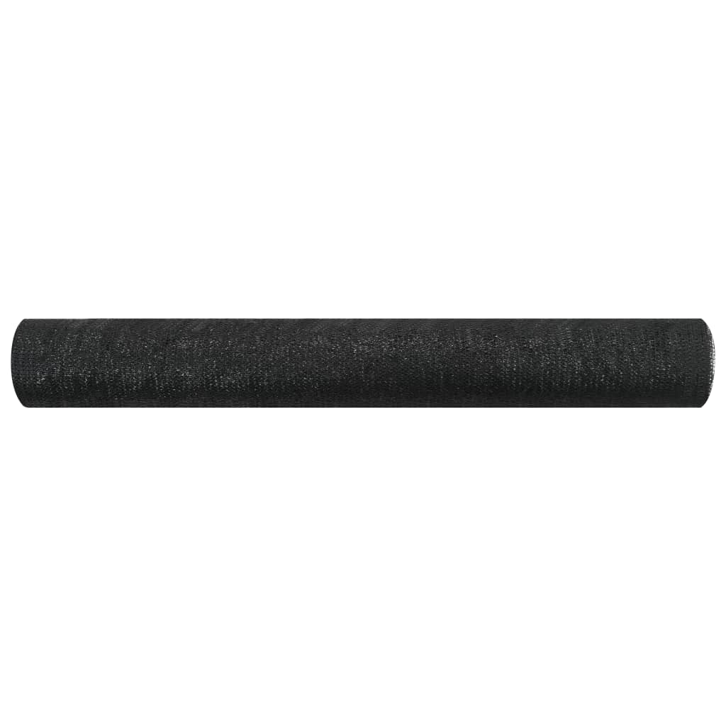 Näkösuoja musta 1x50 m HDPE 75 g/m² - Sisustajankoti.fi
