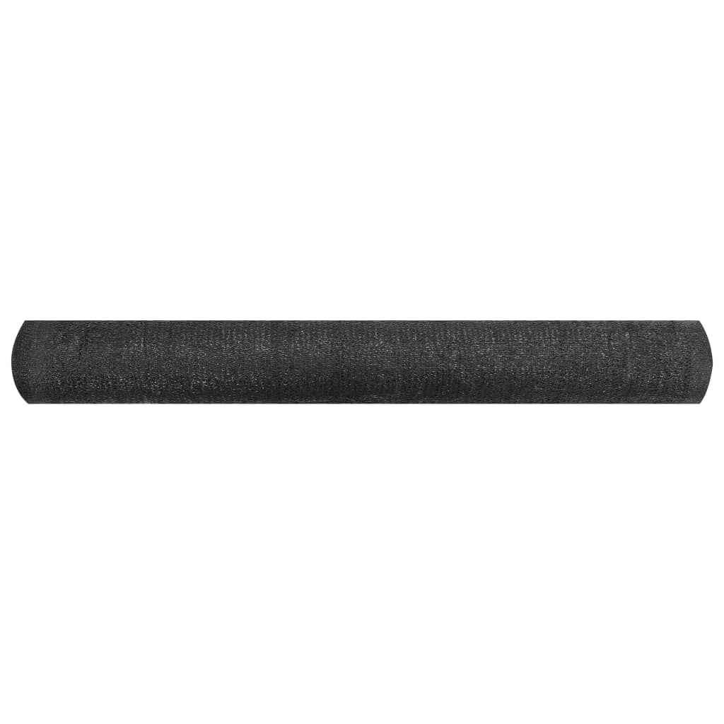 Näkösuoja musta 1,2x50 m HDPE 150 g/m² - Sisustajankoti.fi