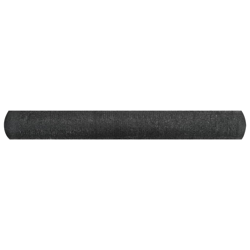 Näkösuoja musta 1x10 m HDPE 195 g/m² - Sisustajankoti.fi