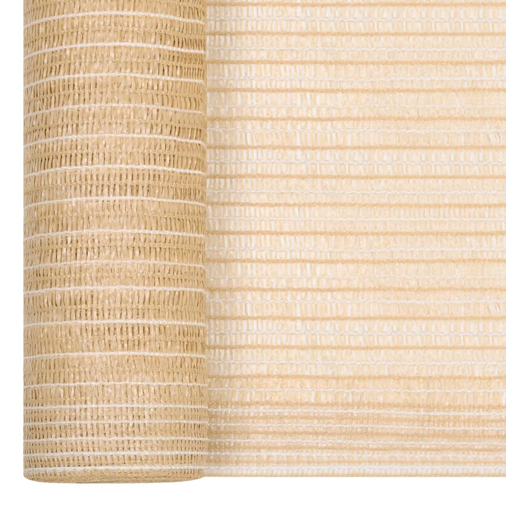 Näkösuoja beige 1,8x25 m HDPE 150 g/m² - Sisustajankoti.fi