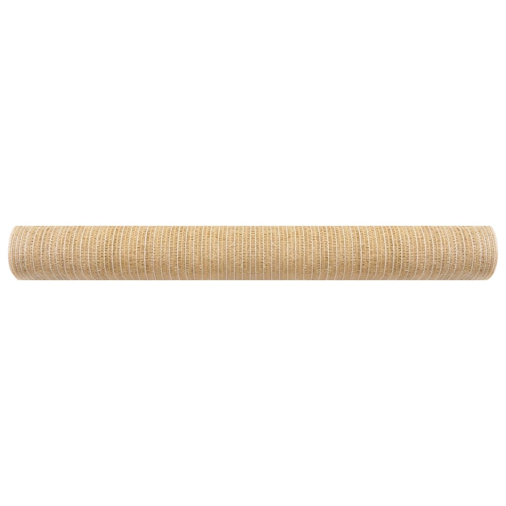 Näkösuoja beige 2x50 m HDPE 195 g/m² - Sisustajankoti.fi