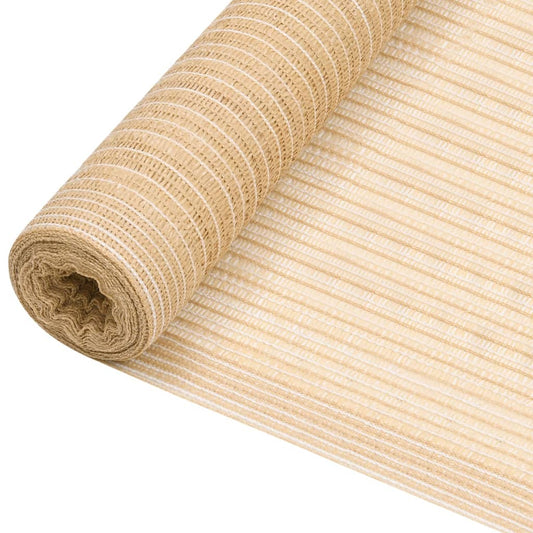 Näkösuoja beige 3,6x25 m HDPE 195 g/m² - Sisustajankoti.fi