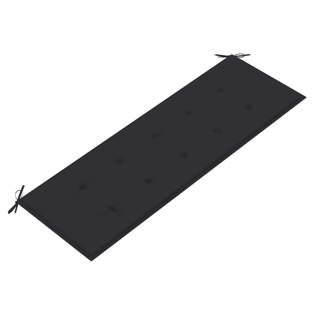 Puutarhapenkki antrasiitti tyyny 150 cm täysi tiikki - Sisustajankoti.fi
