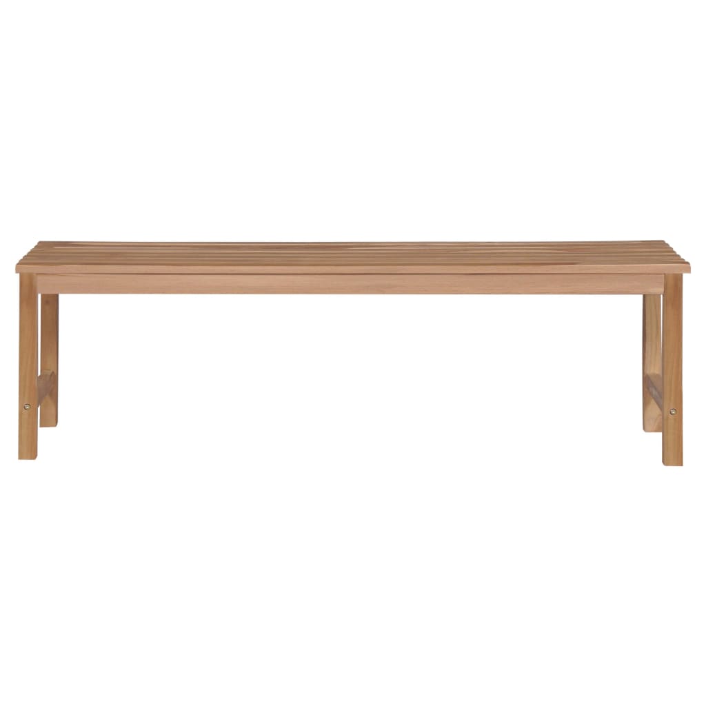 Puutarhapenkki punainen tyyny 150 cm täysi tiikki - Sisustajankoti.fi