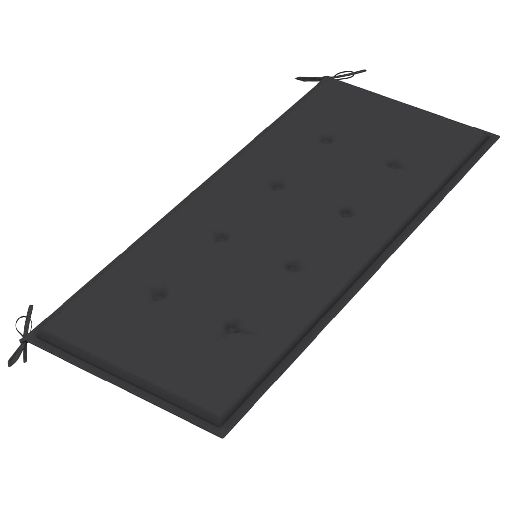 Puutarhapenkki tyynyllä 120 cm akasiapuu - Sisustajankoti.fi
