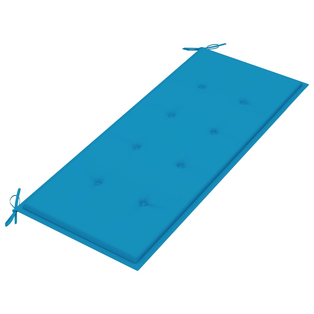 Puutarhapenkki tyynyllä 120 cm akasiapuu - Sisustajankoti.fi