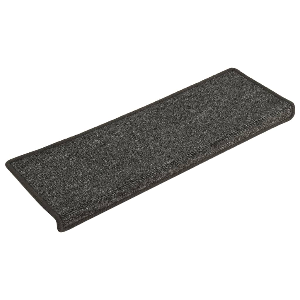 Porrasmatot 15 kpl 65x25 cm harmaa ja musta - Sisustajankoti.fi