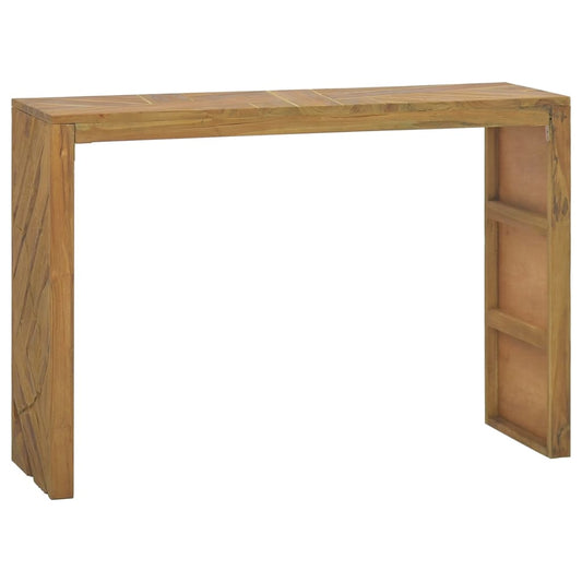 Konsolipöytä 110x35x75 cm täysi tiikki - Sisustajankoti.fi