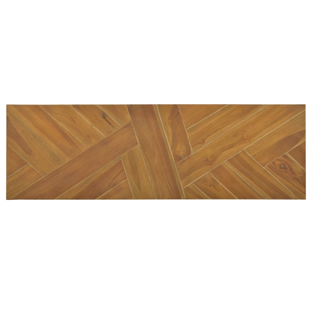 TV-taso 110x35x36 cm täysi tiikki - Sisustajankoti.fi