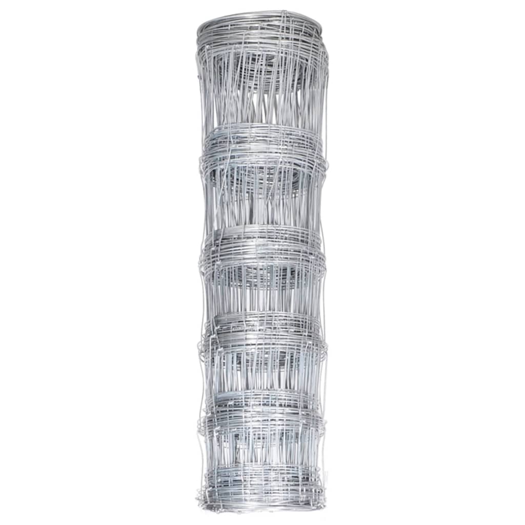 Puutarha-aita galvanoitu teräs hopea 50x0,8 m - Sisustajankoti.fi