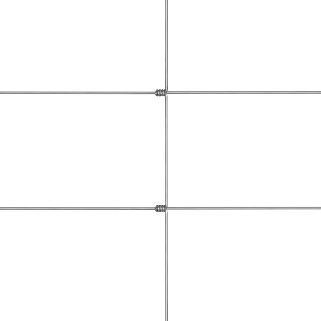 Puutarha-aita galvanoitu teräs hopea 50x0,8 m - Sisustajankoti.fi