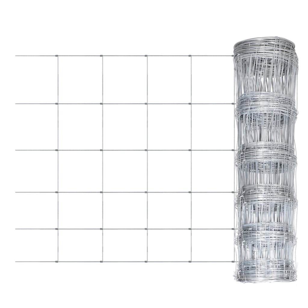 Puutarha-aita galvanoitu teräs 50x1,2 m hopea - Sisustajankoti.fi