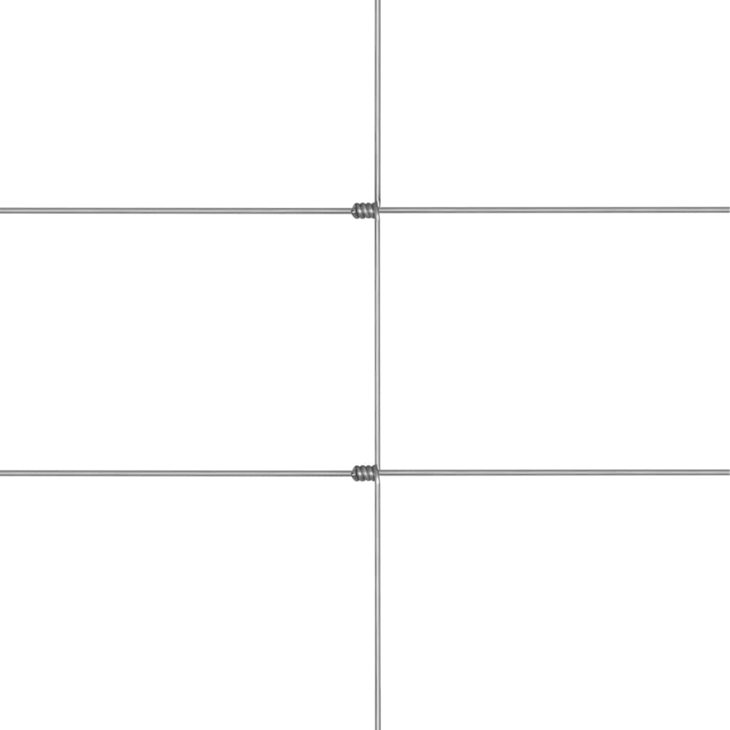 Puutarha-aita galvanoitu teräs 50x1,2 m hopea - Sisustajankoti.fi