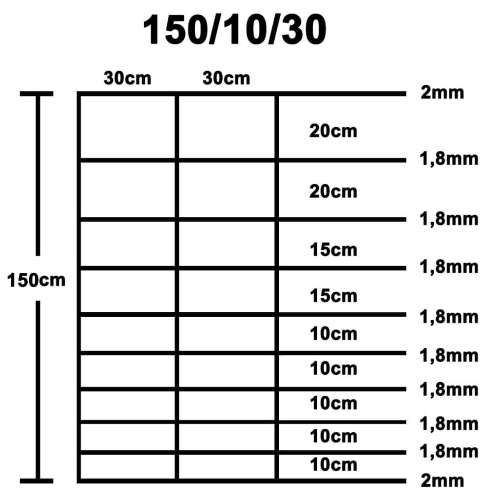 Puutarha-aita galvanoitu teräs 50x1,5 m hopea - Sisustajankoti.fi