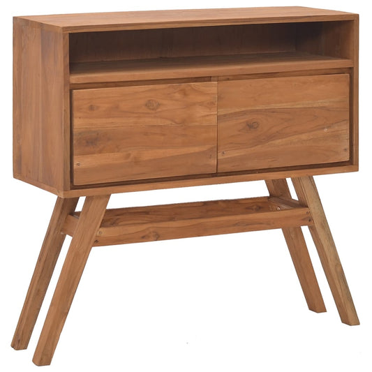 Konsolipöytä 80x30x80 cm täysi tiikki - Sisustajankoti.fi