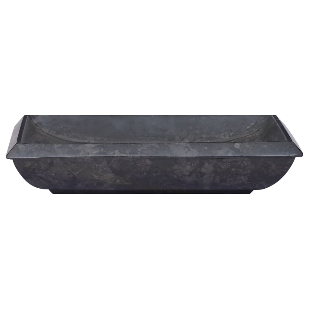 Pesuallas musta 50x35x10 cm marmori - Sisustajankoti.fi