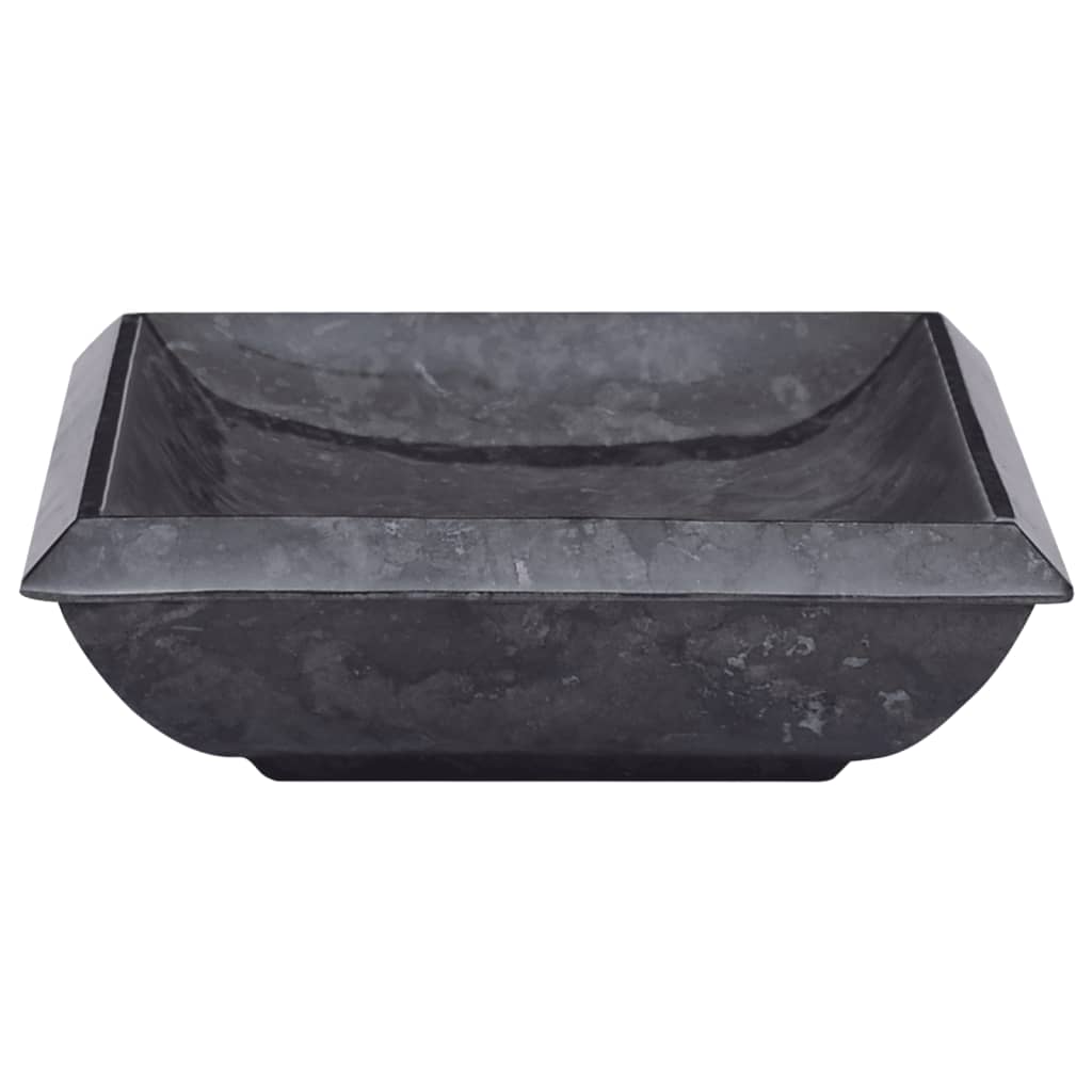Pesuallas musta 50x35x10 cm marmori - Sisustajankoti.fi