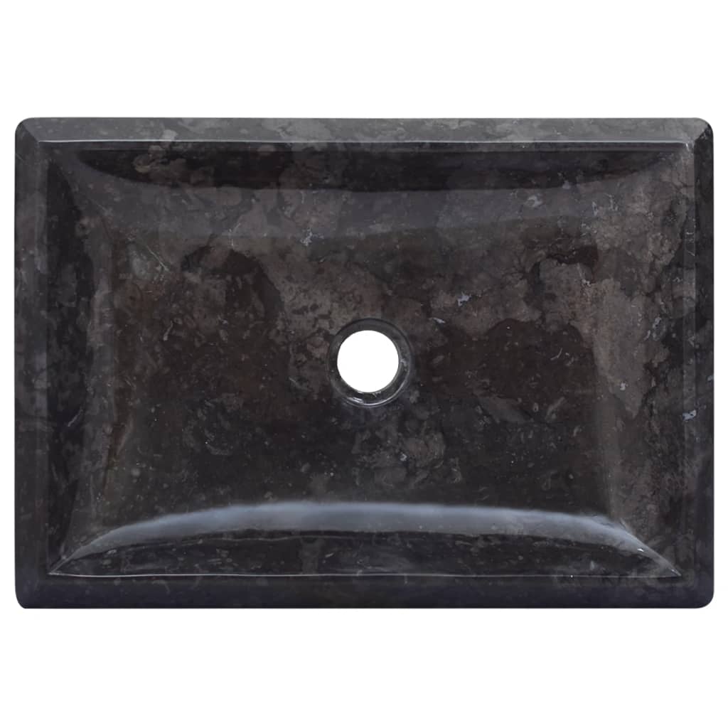 Pesuallas musta 50x35x10 cm marmori - Sisustajankoti.fi