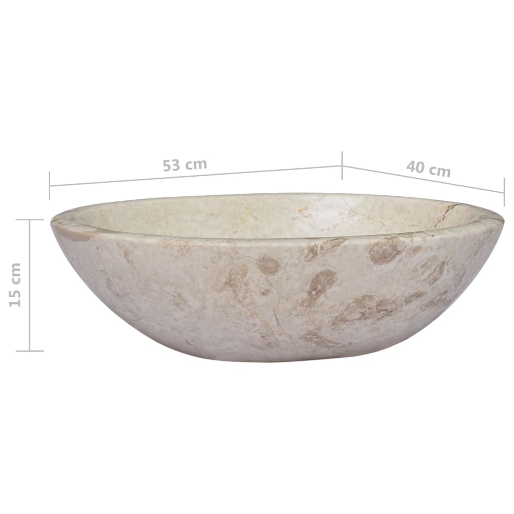 Pesuallas kerma 53x40x15 cm marmori - Sisustajankoti.fi