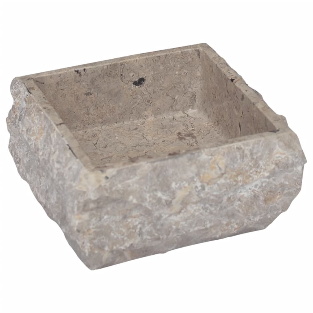 Pesuallas harmaa 30x30x13 cm marmori - Sisustajankoti.fi