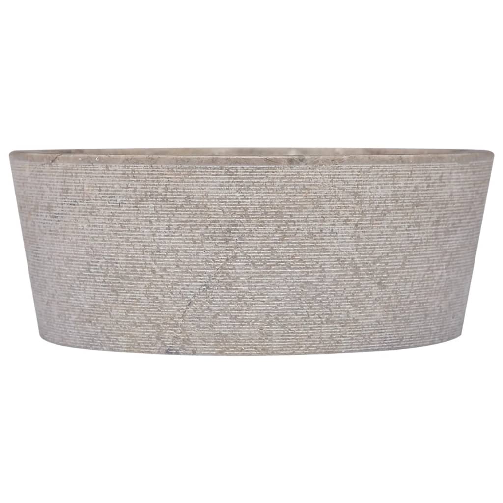 Pesuallas harmaa Ø40x15 cm marmori - Sisustajankoti.fi