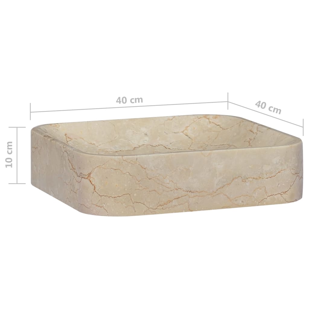 Pesuallas kerma 40x40x10 cm marmori - Sisustajankoti.fi