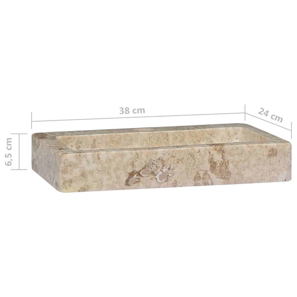 Pesuallas kerma 38x24x6,5 cm marmori - Sisustajankoti.fi