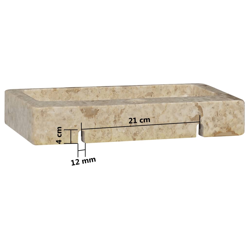 Pesuallas kerma 38x24x6,5 cm marmori - Sisustajankoti.fi
