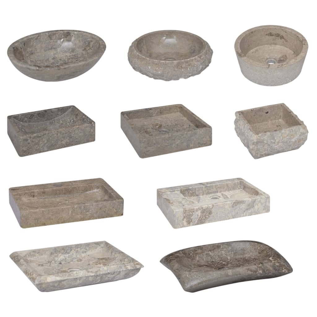 Pesuallas harmaa 38x24x6,5 cm marmori - Sisustajankoti.fi
