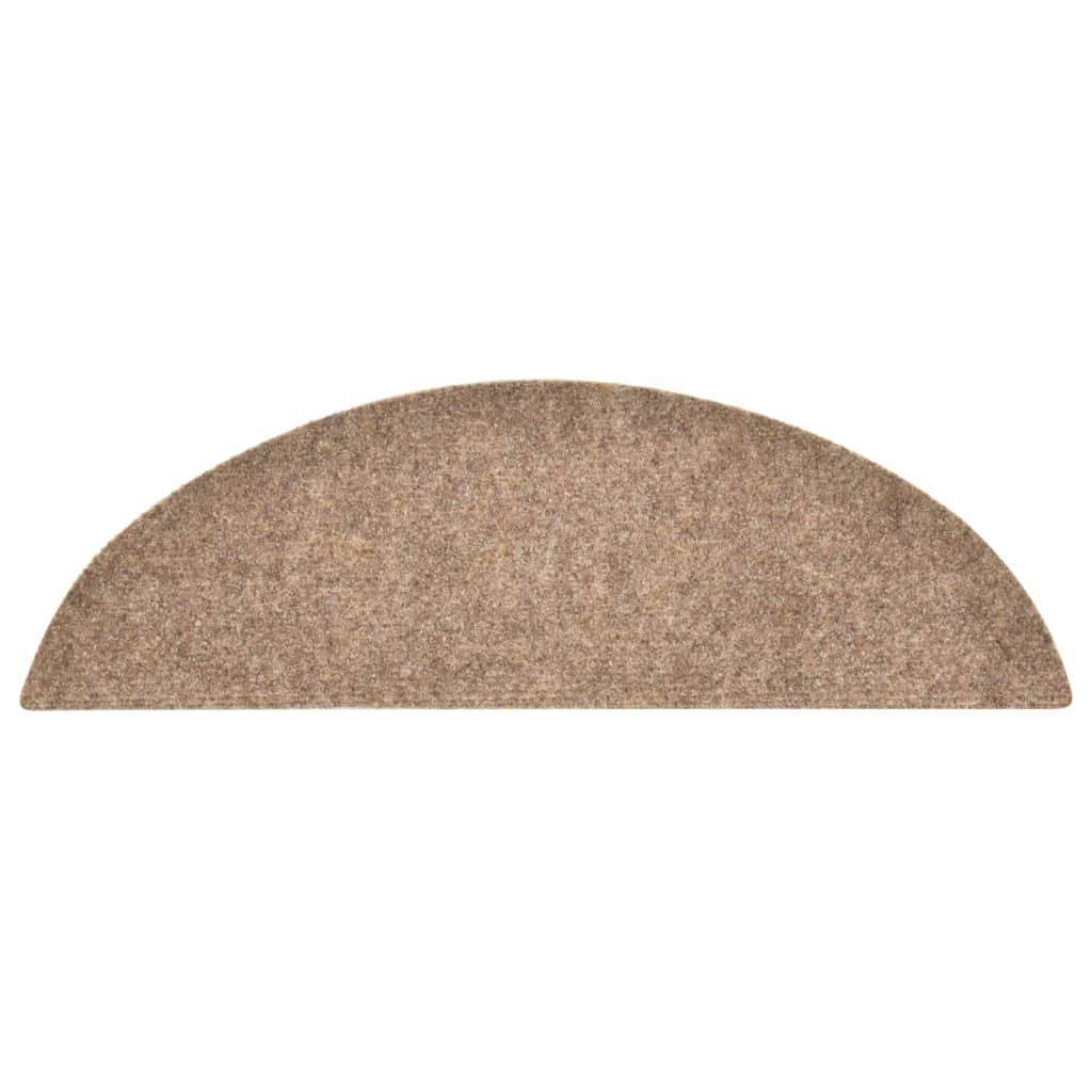 Itsekiinnittyvät porrasmatot 5 kpl kerma 56x17x3 cm neulahuopa - Sisustajankoti.fi