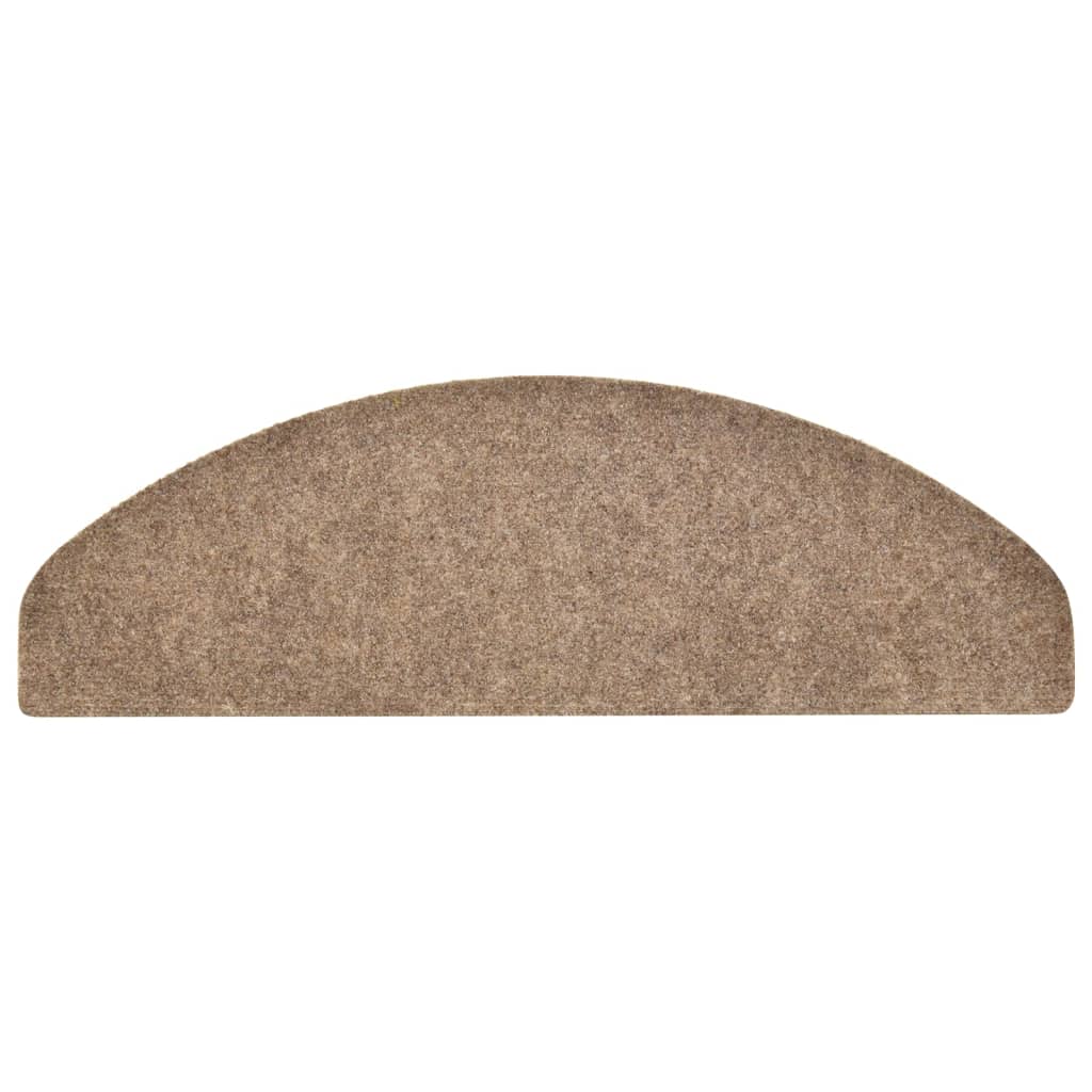 Itsekiinnittyvät porrasmatot 5 kpl kerma 65x21x4 cm neulahuopa - Sisustajankoti.fi