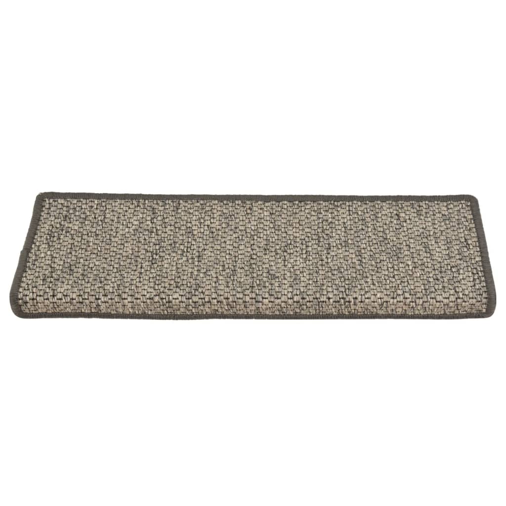 Itsekiinnittyvät porrasmatot sisaltyyli 15 kpl 65x25cm beige - Sisustajankoti.fi