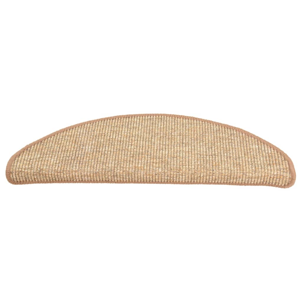 Itsekiinnittyvät porrasmatot 15 kpl vaaleanruskea 65x25 cm - Sisustajankoti.fi