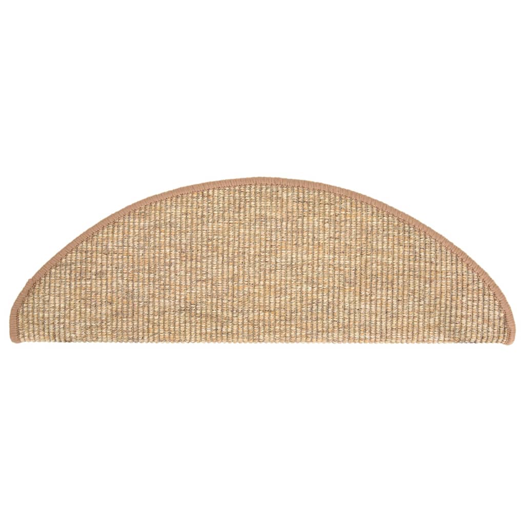 Itsekiinnittyvät porrasmatot 15 kpl vaaleanruskea 65x25 cm - Sisustajankoti.fi