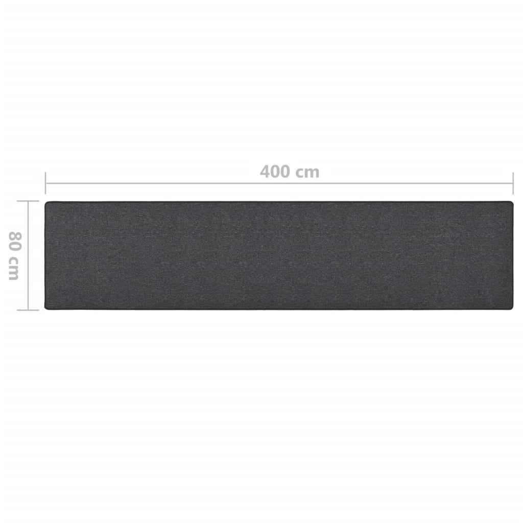 Käytävämatto antrasiitti 80x400 cm - Sisustajankoti.fi