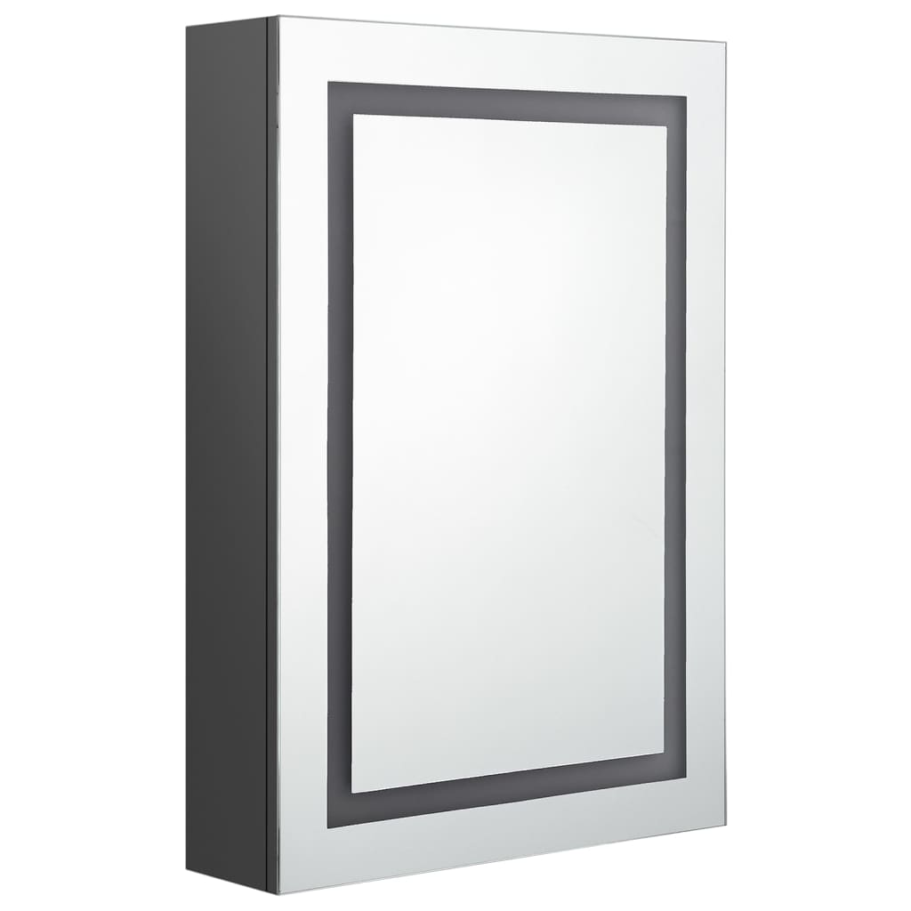 LED kylpyhuoneen peilikaappi harmaa 50x13x70 cm - Sisustajankoti.fi