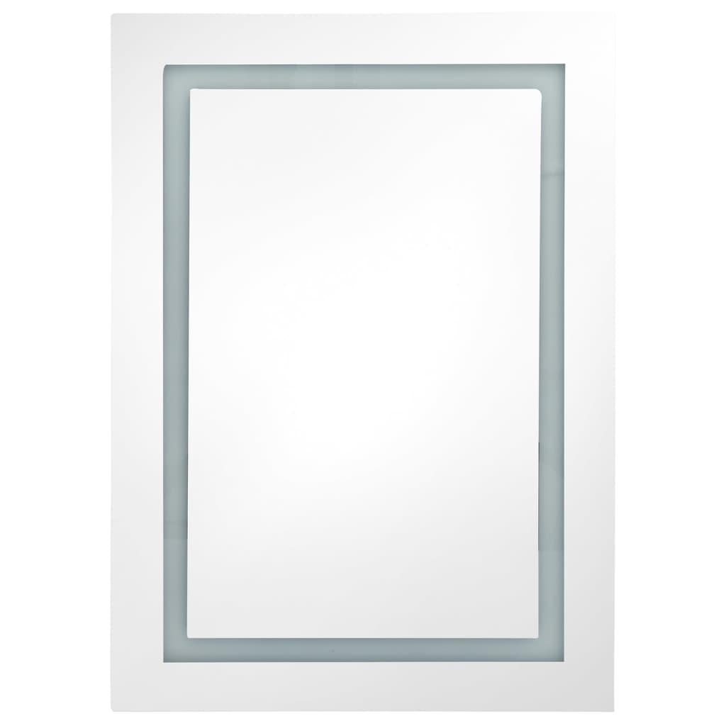 LED kylpyhuoneen peilikaappi harmaa 50x13x70 cm - Sisustajankoti.fi