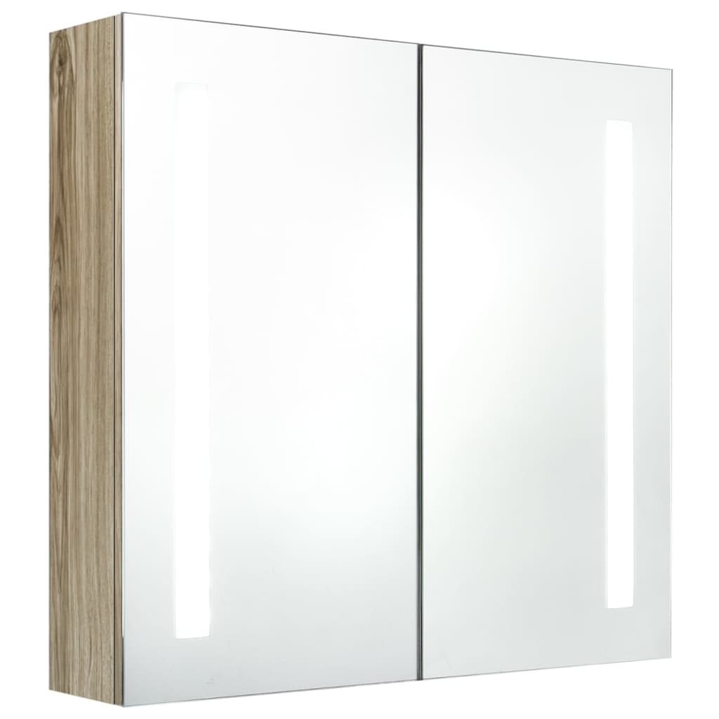 LED kylpyhuoneen peilikaappi tammi 62x14x60 cm - Sisustajankoti.fi