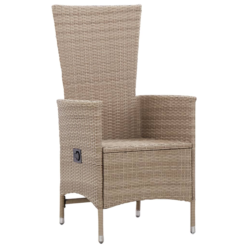 3-osainen Ulkoruokailuryhmä beige - Sisustajankoti.fi