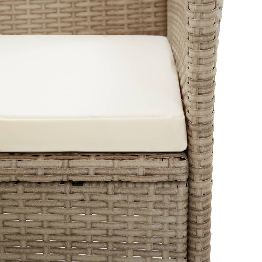 3-osainen Ulkoruokailuryhmä beige - Sisustajankoti.fi