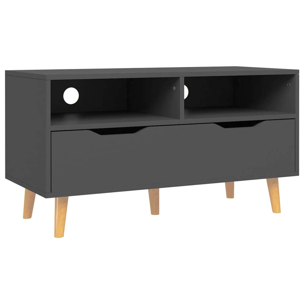 TV-taso harmaa 90x40x48,5 cm lastulevy - Sisustajankoti.fi
