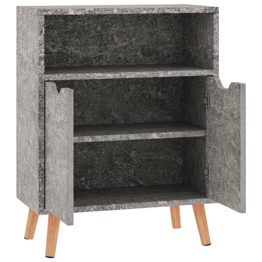 Senkki betoninharmaa 60x30x72 cm lastulevy - Sisustajankoti.fi