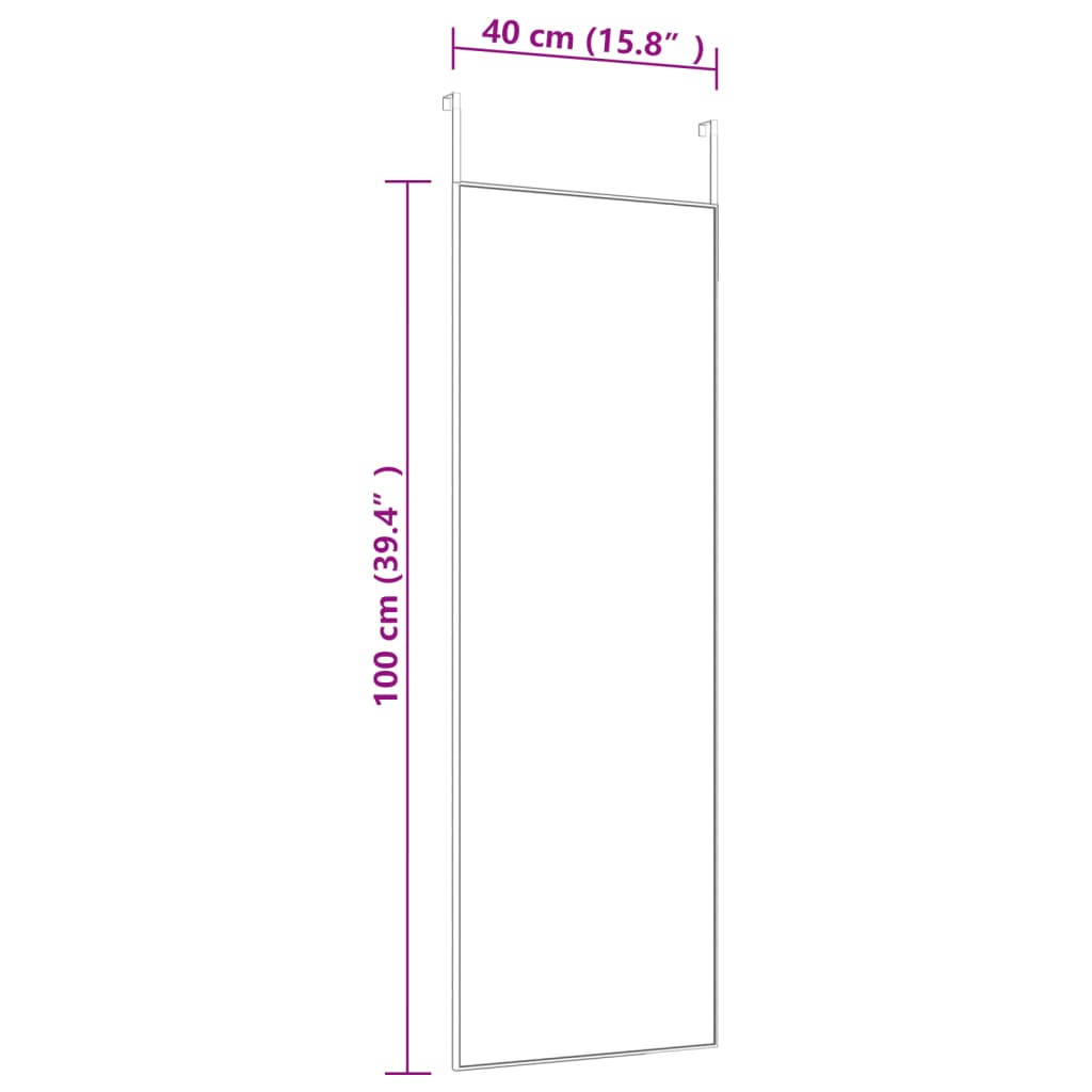 Ovipeili kulta 40x100 cm lasi ja alumiini - Sisustajankoti.fi