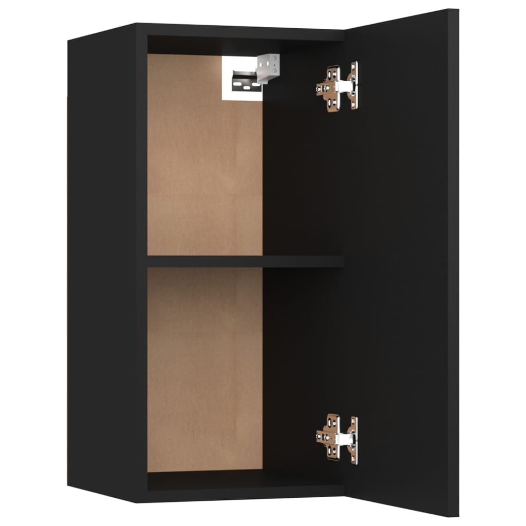 TV-tasot 2 kpl musta 30,5x30x60 cm - Sisustajankoti.fi