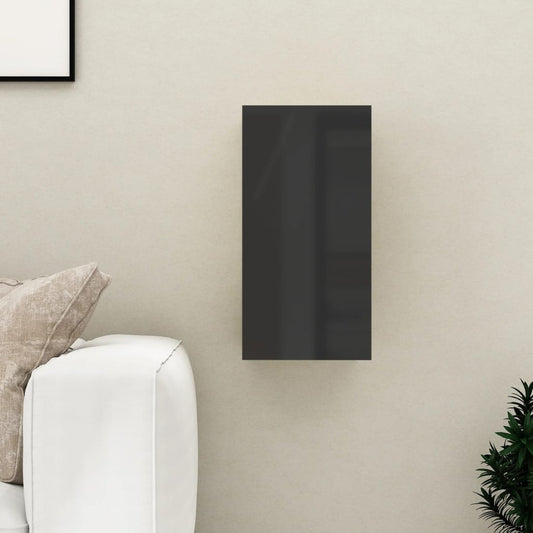 TV-taso korkeakiilto musta 30,5x30x60 cm - Sisustajankoti.fi