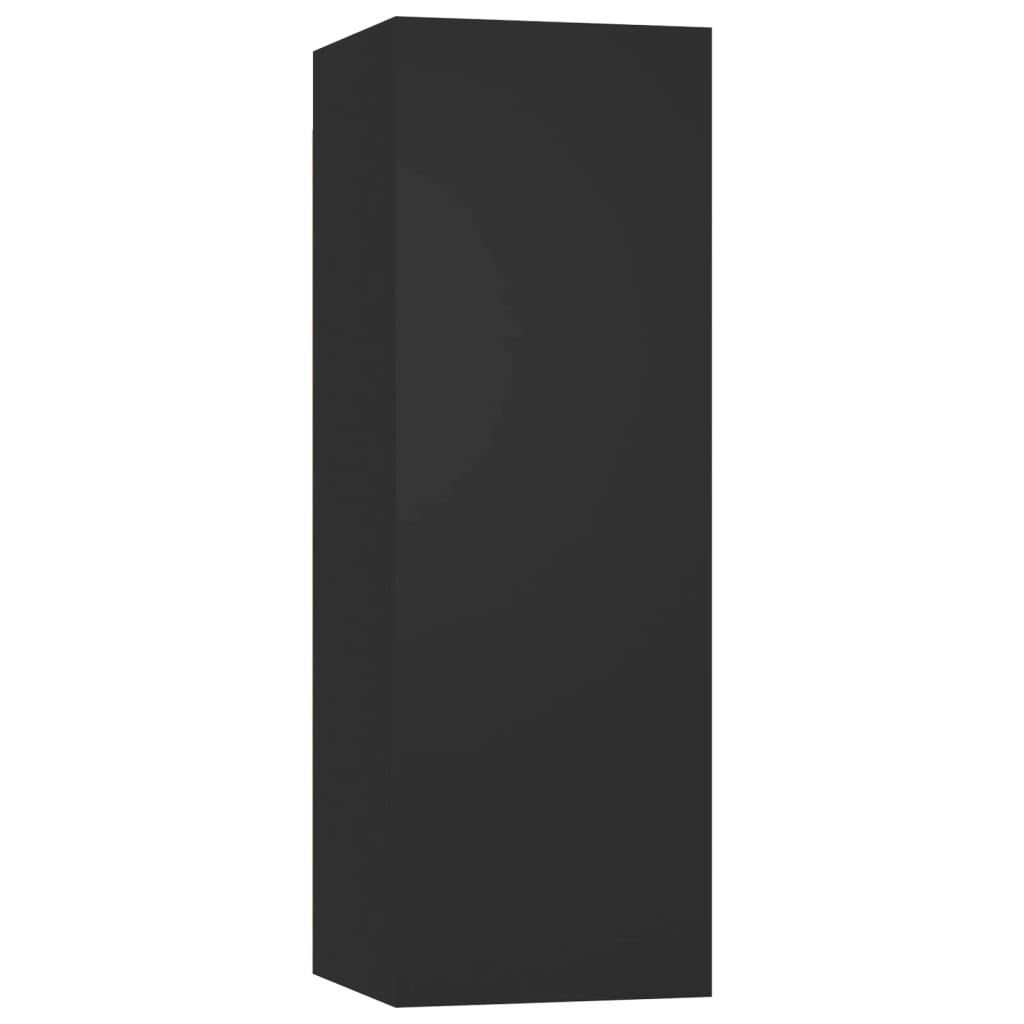 TV-taso musta 30,5x30x90 cm - Sisustajankoti.fi