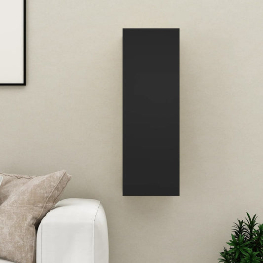 TV-taso musta 30,5x30x90 cm - Sisustajankoti.fi